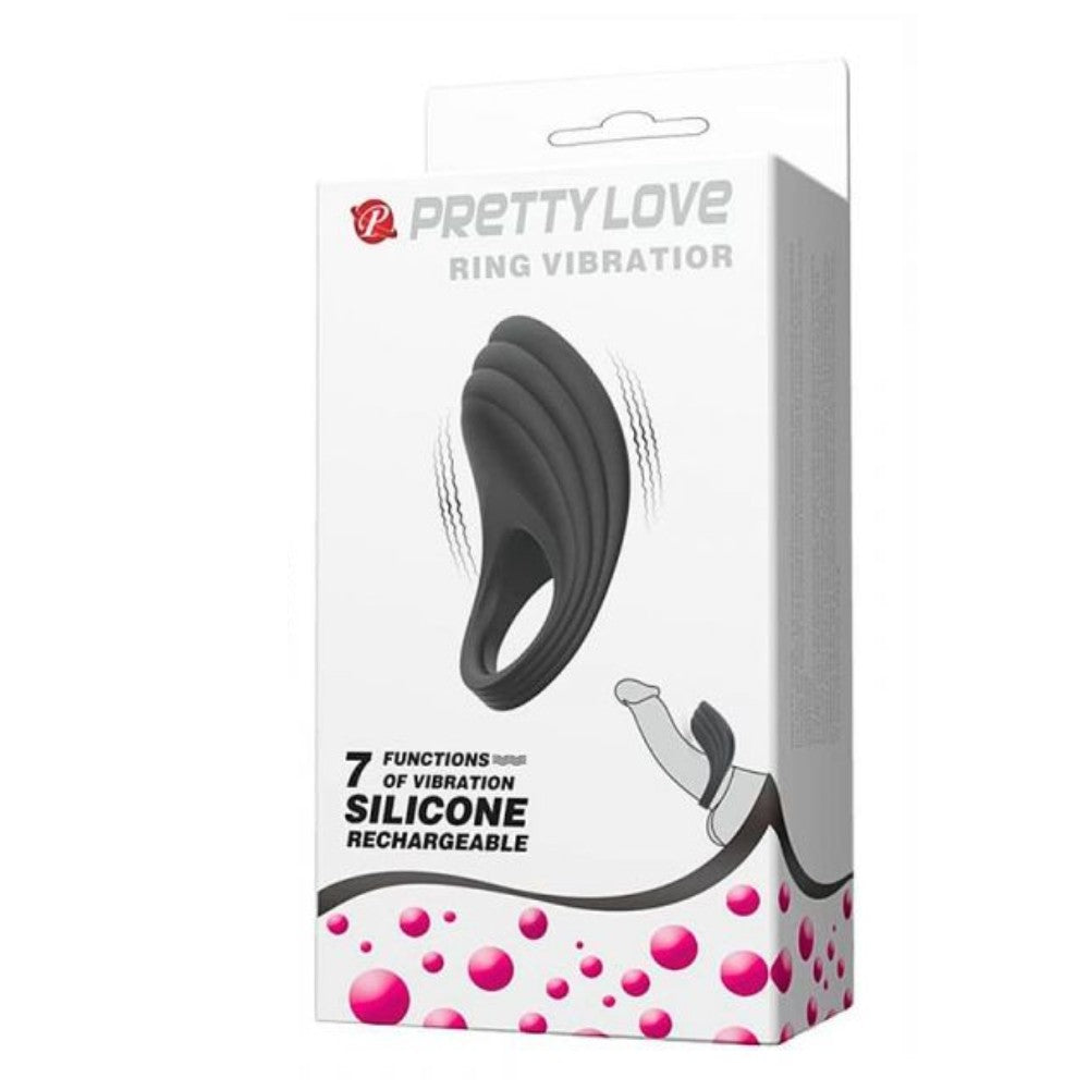 Pretty Love Ring Vibratior 7 Modlu Titreşimli Penis Halkası BI-210150