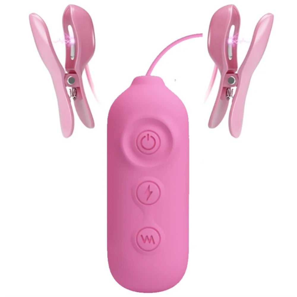 Pretty Love Romantic Wave II Titreşimli Elektro Şoklu Meme Ucu Vibratörü BI-014861