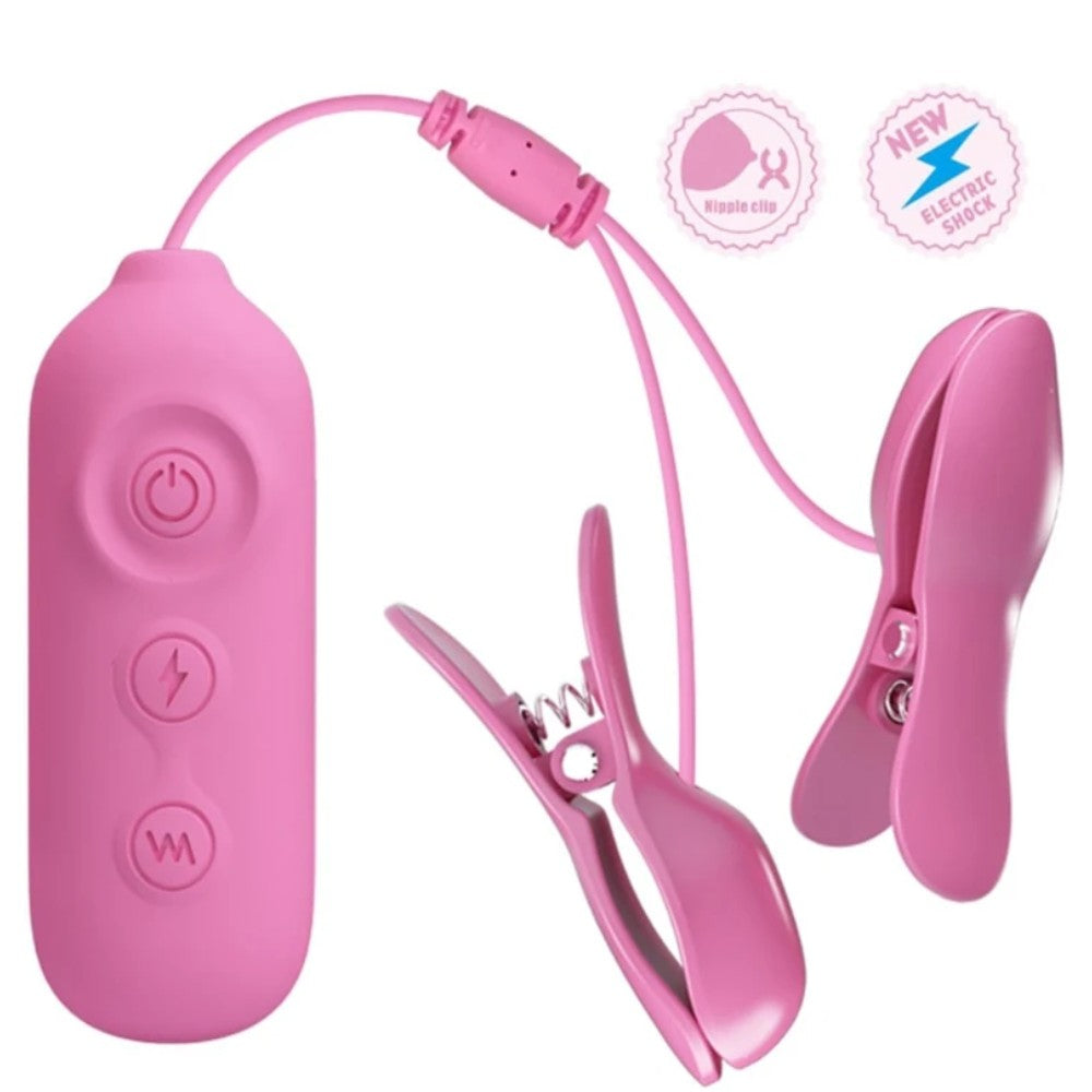 Pretty Love Romantic Wave II Titreşimli Elektro Şoklu Meme Ucu Vibratörü BI-014861