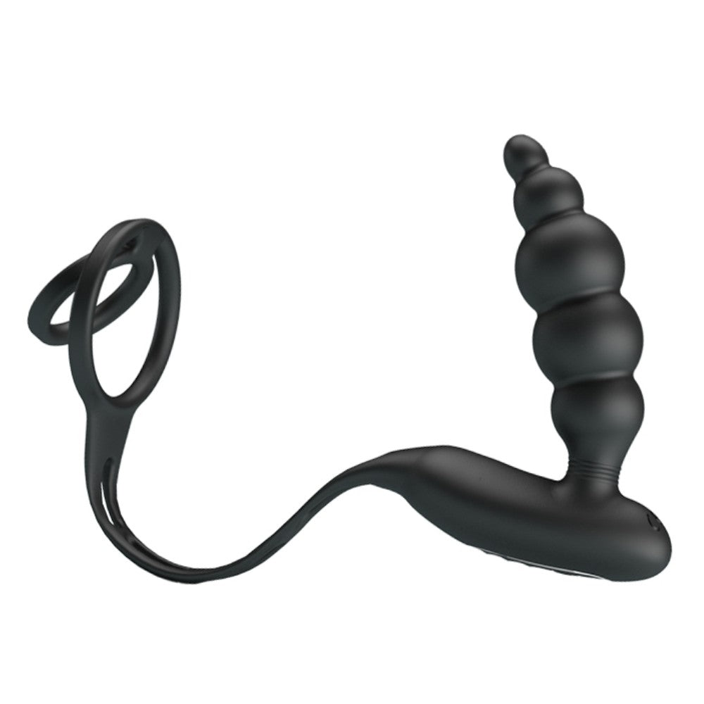 Pretty Love Vibration Penis Slevee 3 Pluglu Penis Halkası Vibratör BI-210200