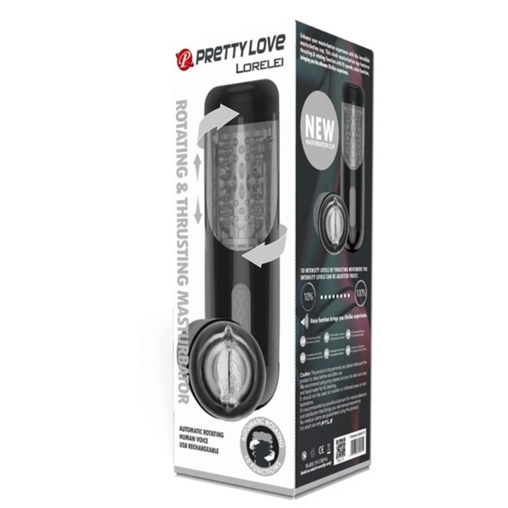 Pretty Love Lorelei İleri Geri Hareketli Rostasyonlu Masturbator BM-00900T57