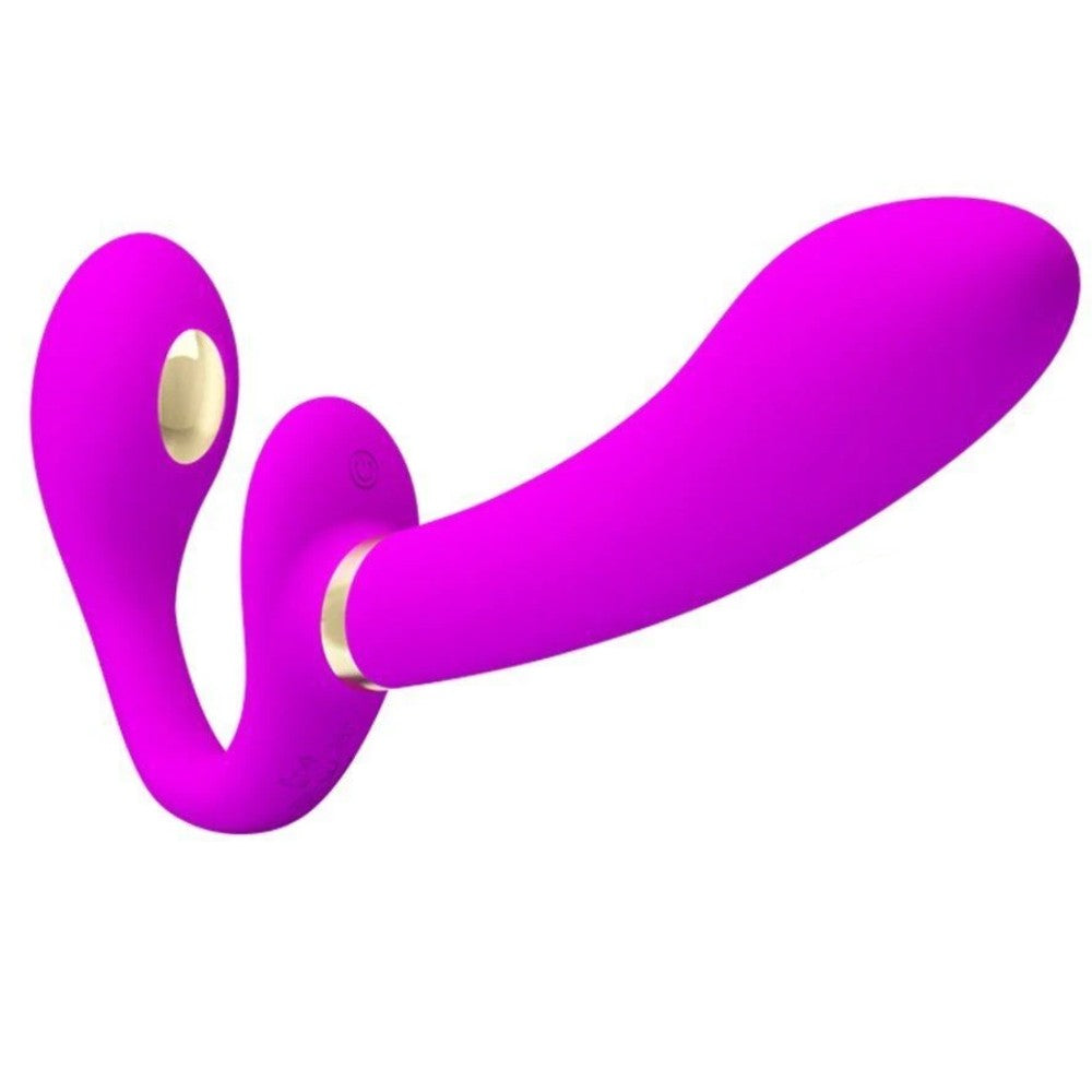 Pretty Love Thunderbird Elektro Şok Strapless Strapon BW-022068W