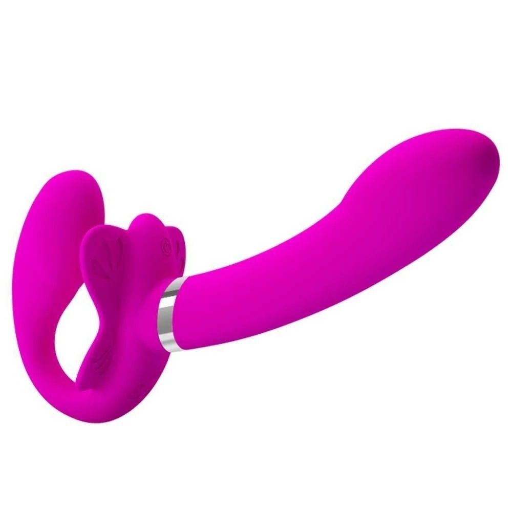 Pretty Love Valerie Giyilebilir Özellikli Şarjlı Strapless Strapon BW-022061