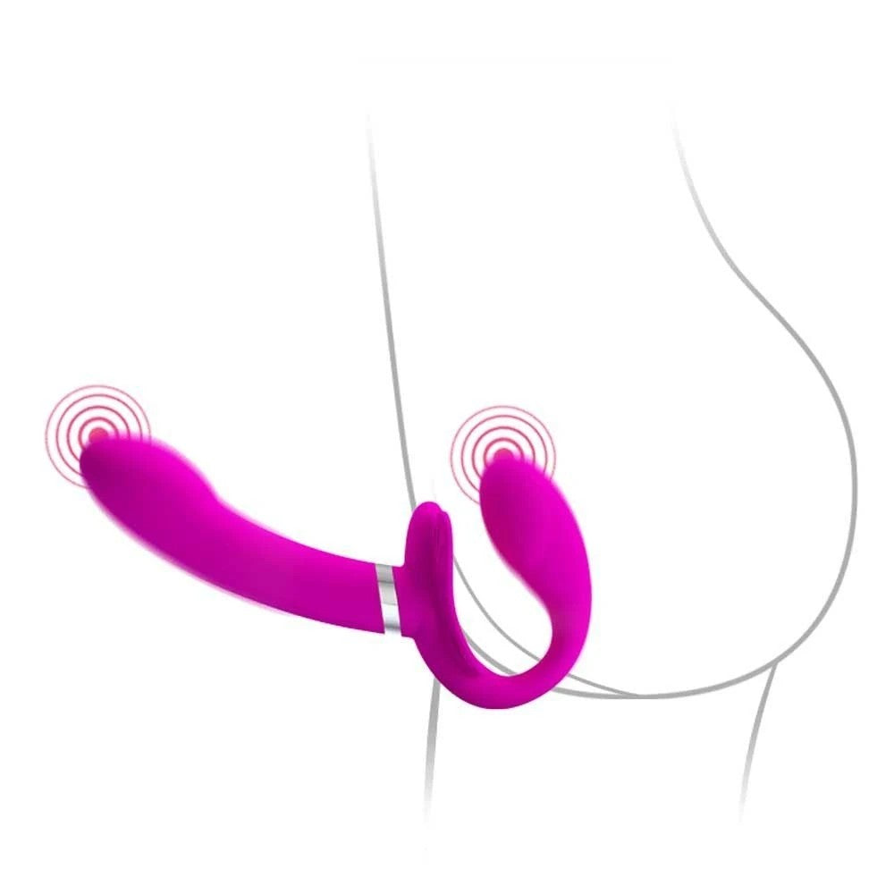 Pretty Love Valerie Giyilebilir Özellikli Şarjlı Strapless Strapon BW-022061