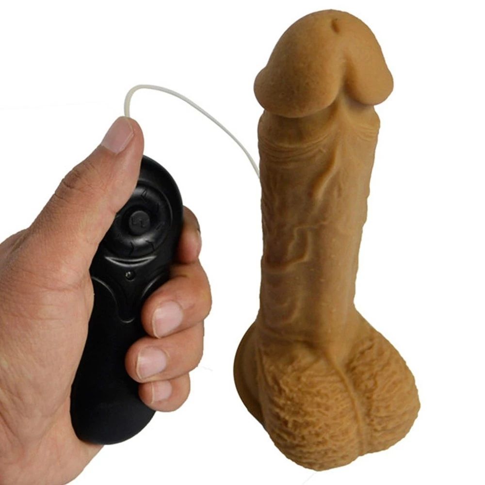 Stimulation Of Skin Natural Doku Titreşimli Realistik Penis