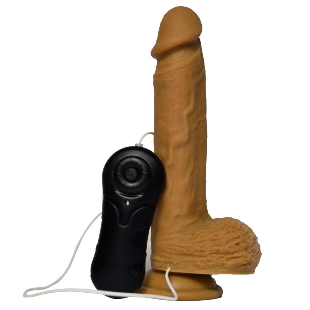Stimulation Of Skin Natural Doku Titreşimli Realistik Penis