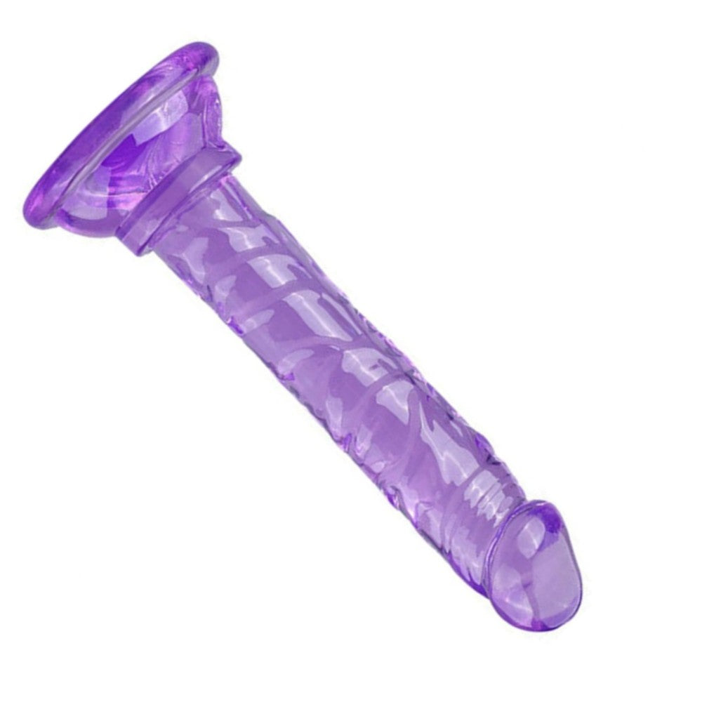Anal ve Vajinal 14,5 cm Realistik Penis Purple