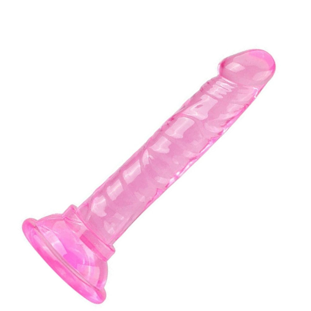 Anal ve Vajinal 14,5 cm Realistik Penis Pink
