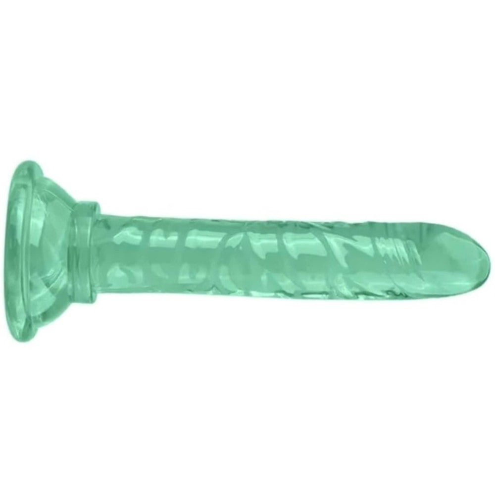 Anal ve Vajinal 14,5 cm Realistik Penis Green