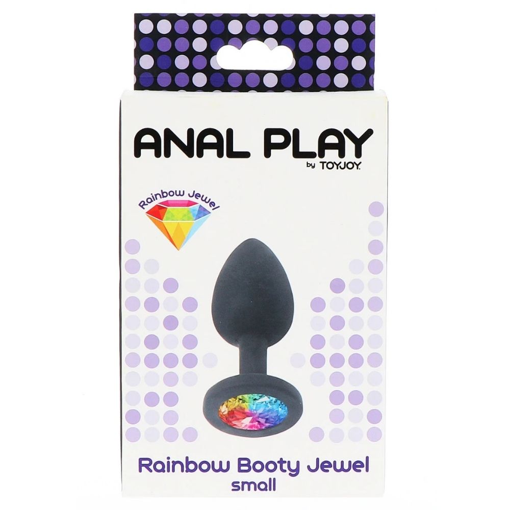 ToyJoy Anal Play Rainbow Booty Jewel Anal Plug Small