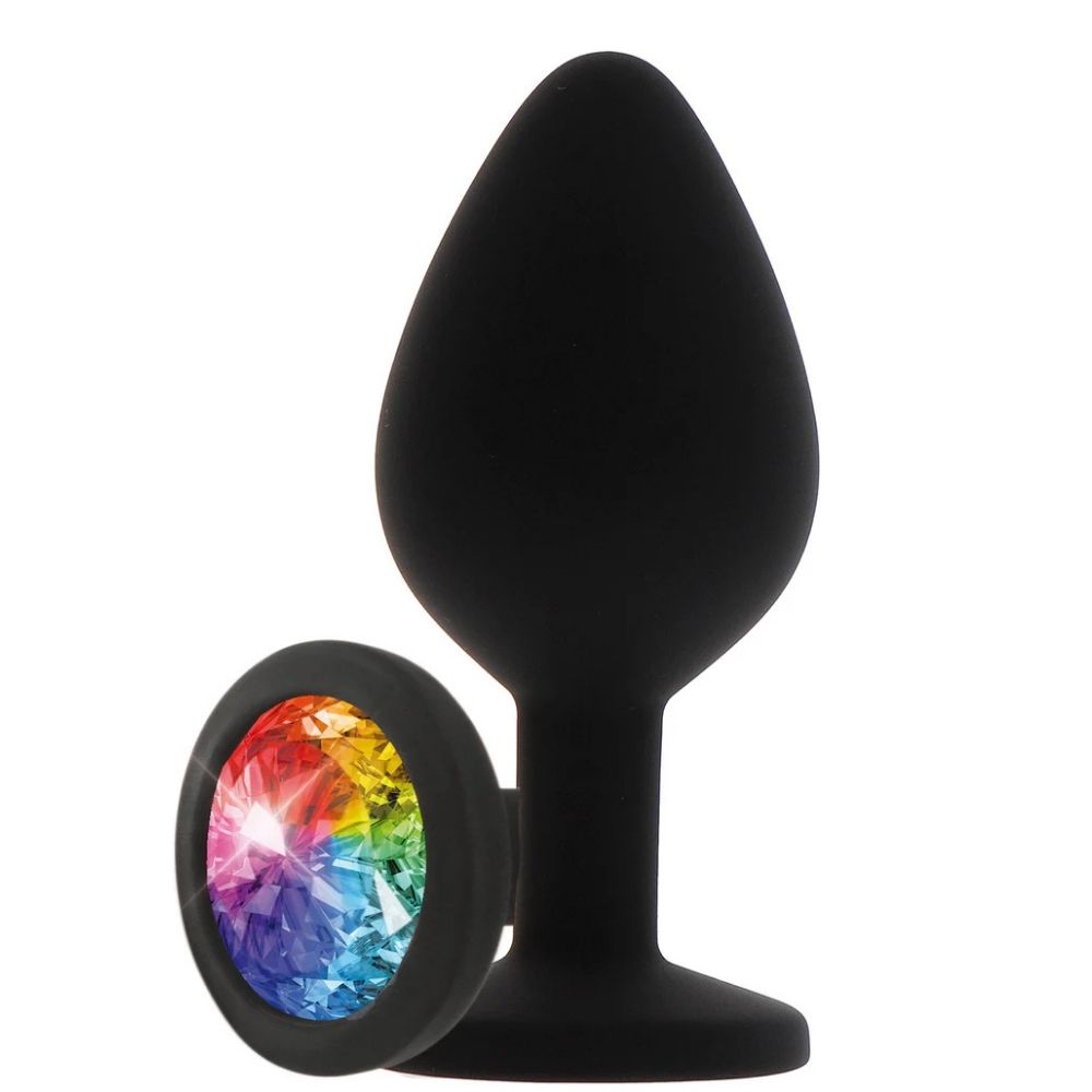 ToyJoy Anal Play Rainbow Booty Jewel Anal Plug Small