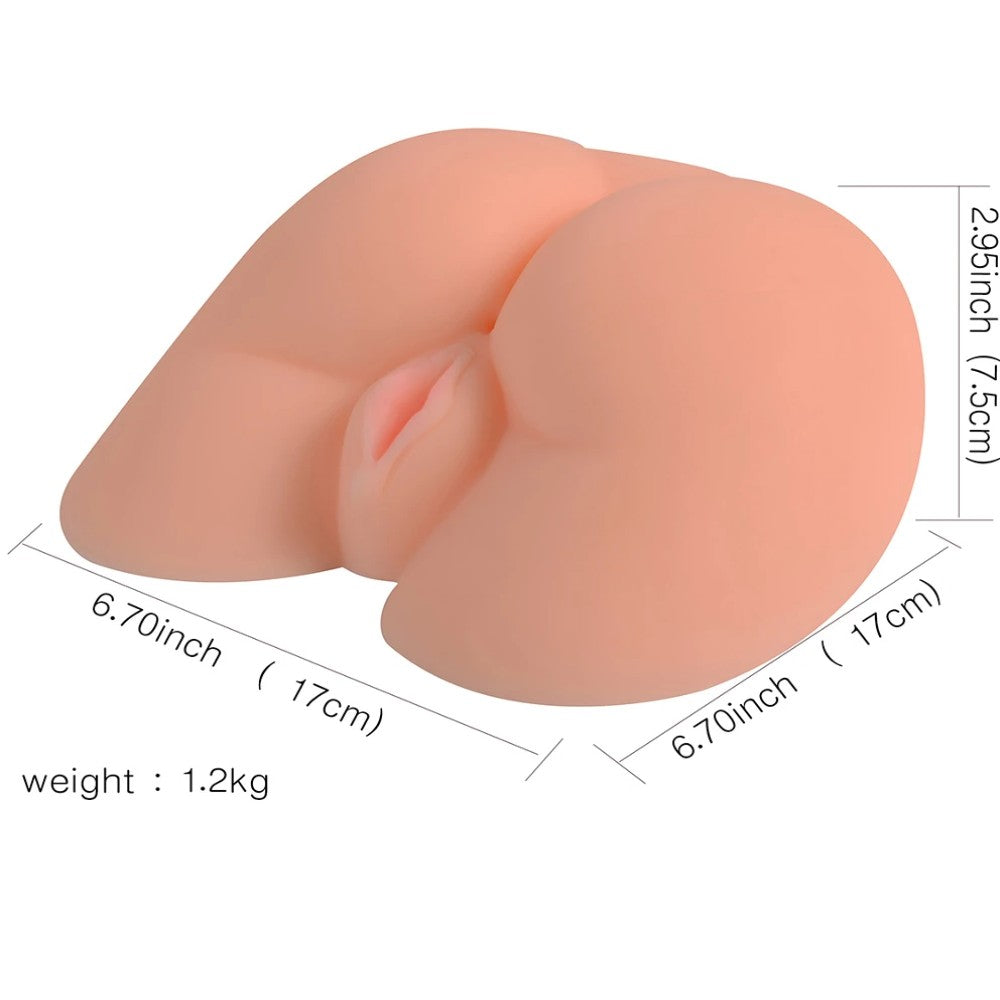 Rebecca Anal ve Vajinal Çift Girişli Realistik Kalça Masturbator XS-MA50024
