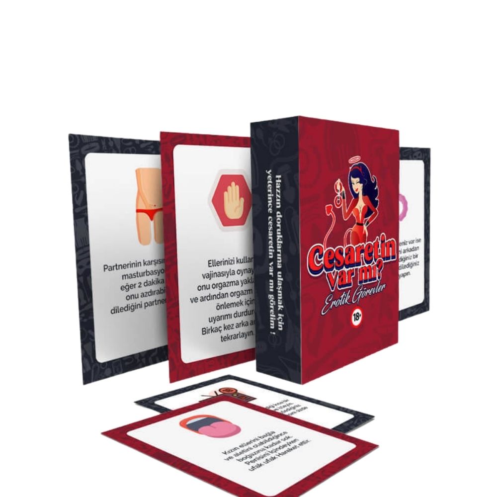 The Fetish Game Cesaretin Var mı Erotik Kartları