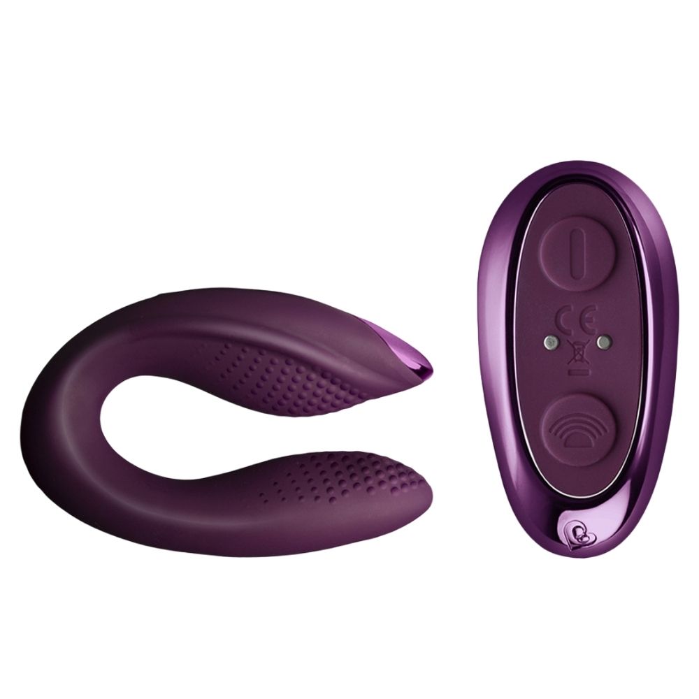 Rocks-Off Rock-Chick Diva Purple Çiftlere Özel Tasarım C Vibratör