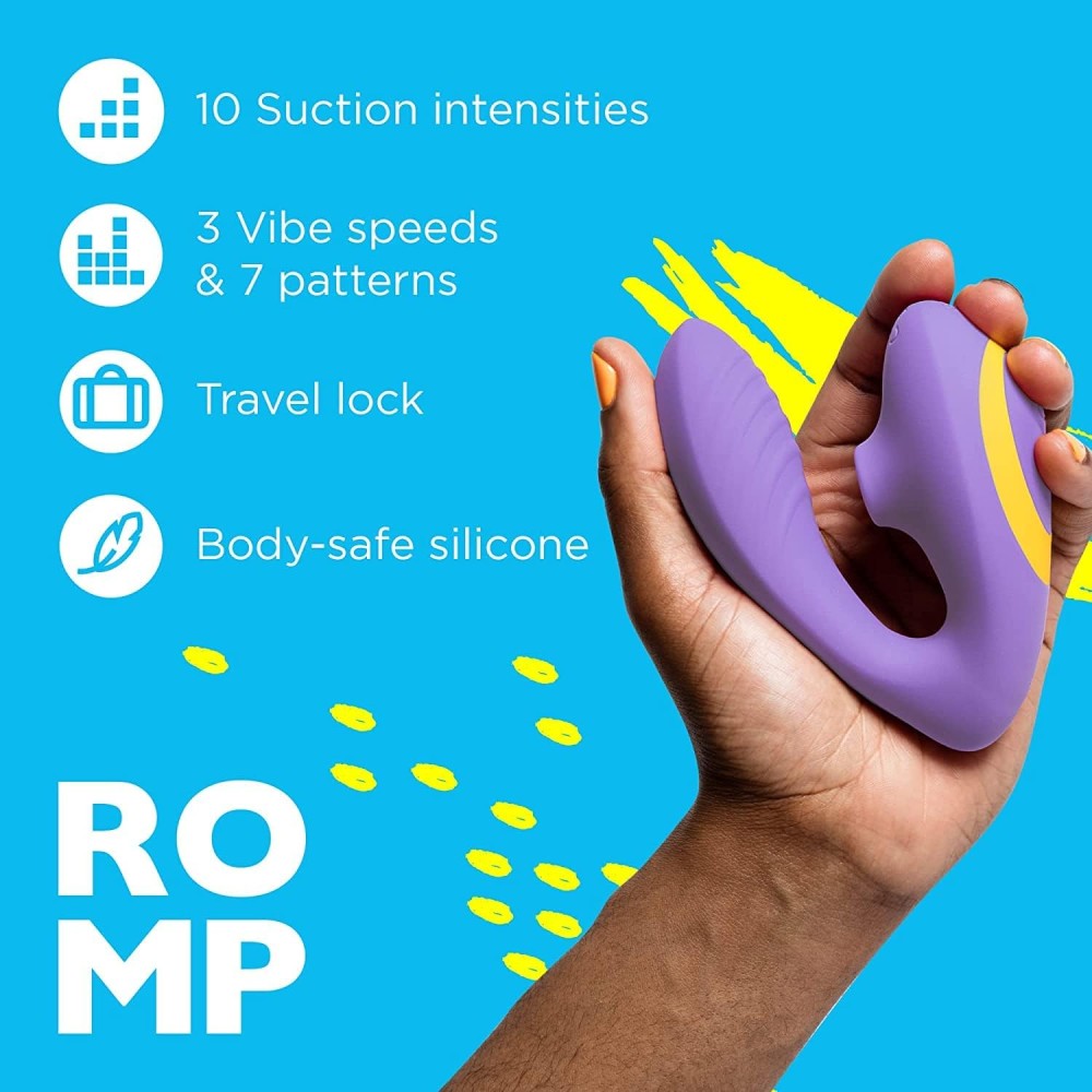 Romp Reverb Clitoral ve G-Spot Uyarıcı Emiş Güçlü Vibratör