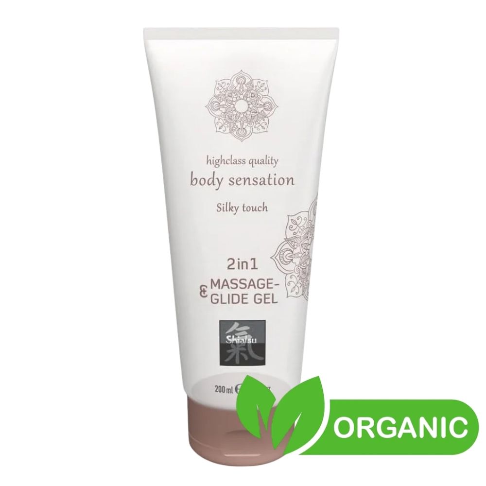Hot Shiatsu Massage & Glide Gel 2in1 Silky Touch Masaj ve Kayganlaştırıcı Jel 200 ml.
