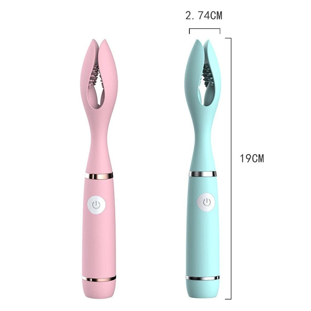 Spark Of Love Ripple YY Shape Stimulator Vibrator Mint Green