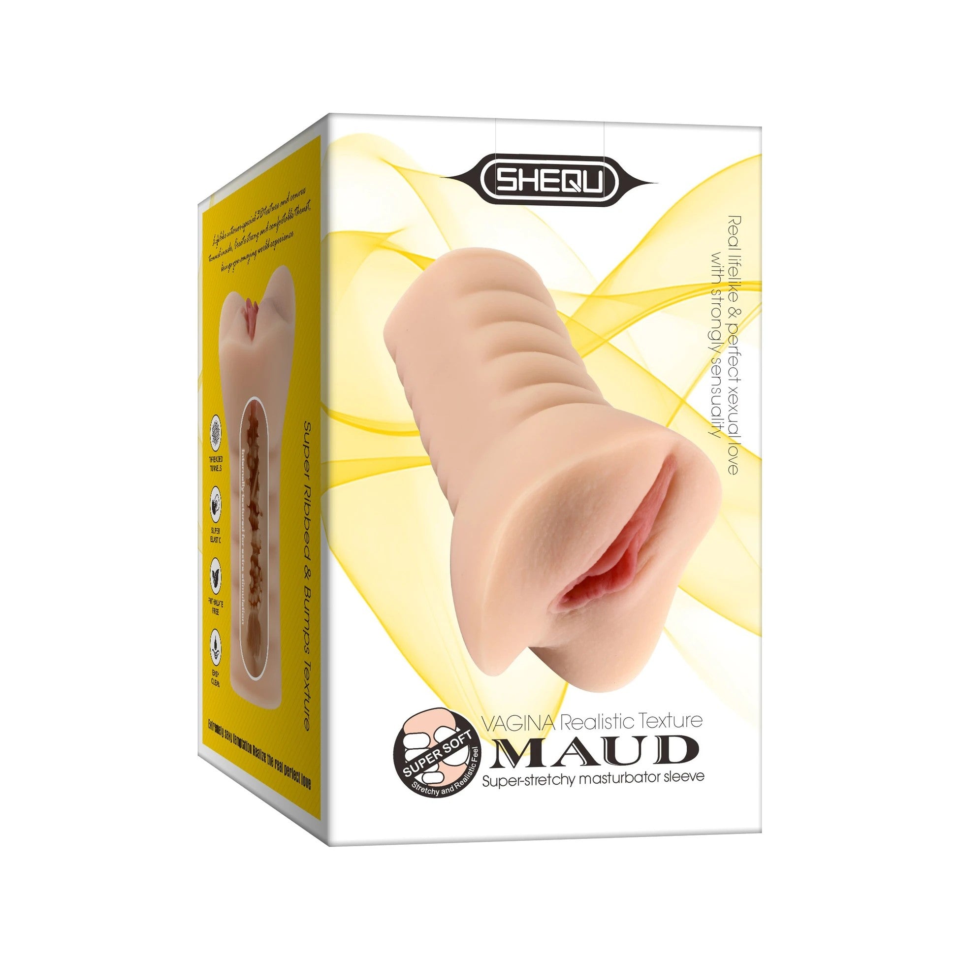 Shequ Maud Pocket Pussy Realistik Vajina Masturbator SQ-MA60092