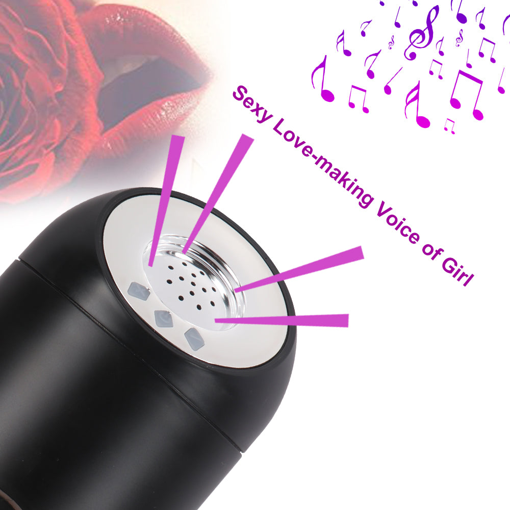 Shequ Fanny Sesli ve Hava Basınç Özellikli Şarjlı Titreşimli Masturbator JC-MA70019