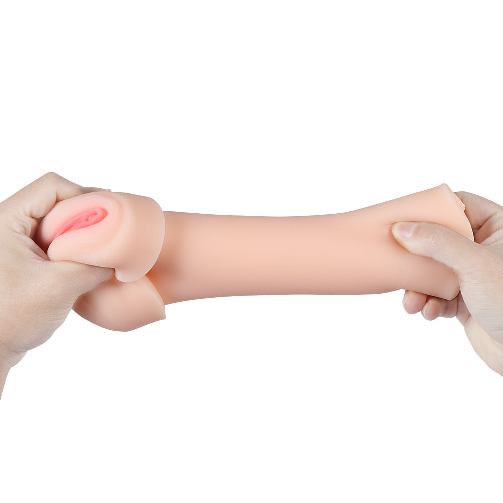 Hedy Emiş Yapabilen Şarjlı Titreşimli Yumuşak Vajina Mastürbatör SQ-MA70021