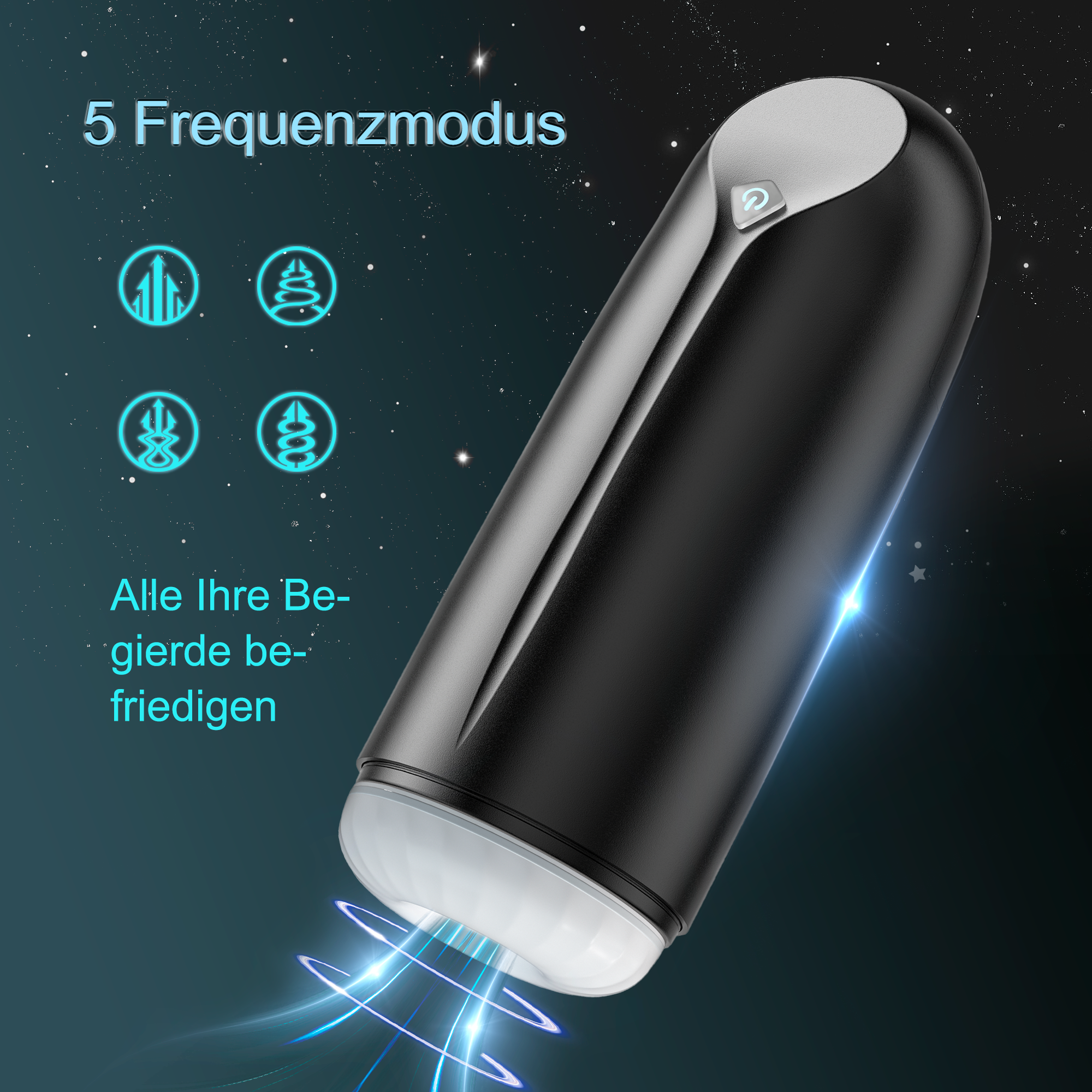 Shequ Zona Emiş Güçlü 7 Mod Titreşimli Realistik Vajina Masturbator SQ-MA70074