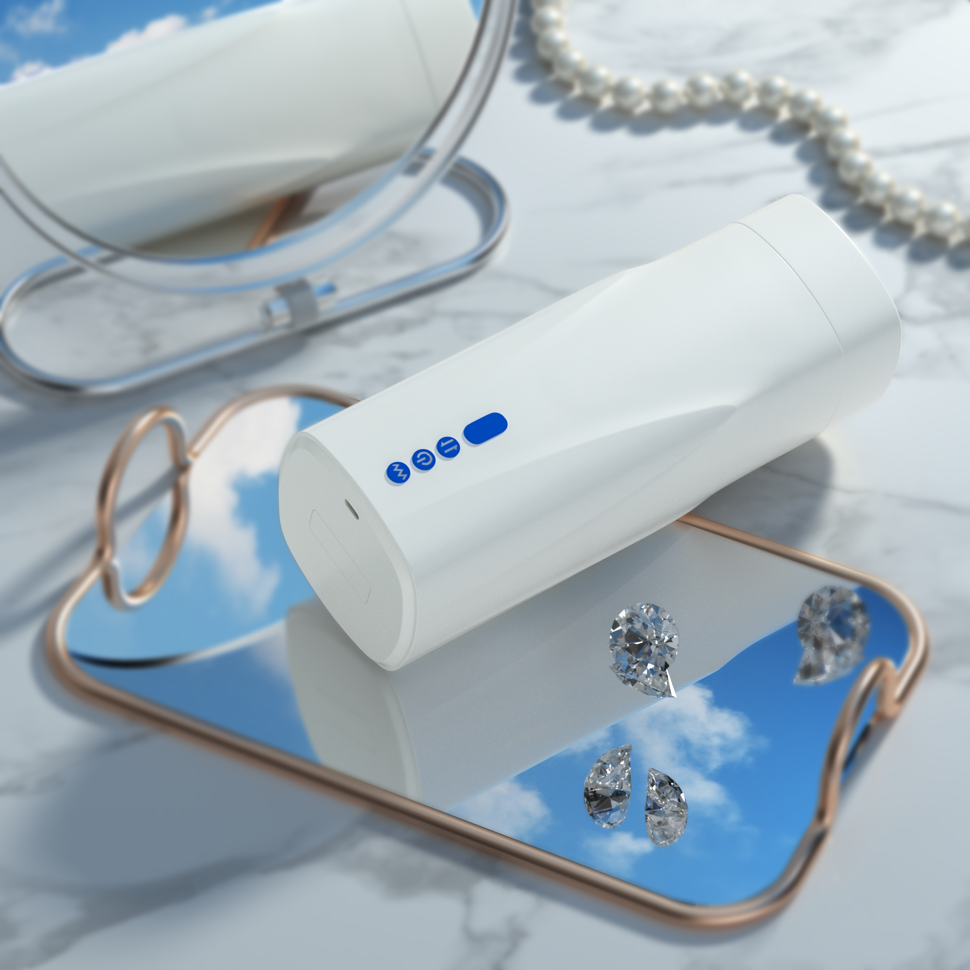 Shequ Carrie İleri Geri ve Isıtmalı Masturbator SQ-MA70077