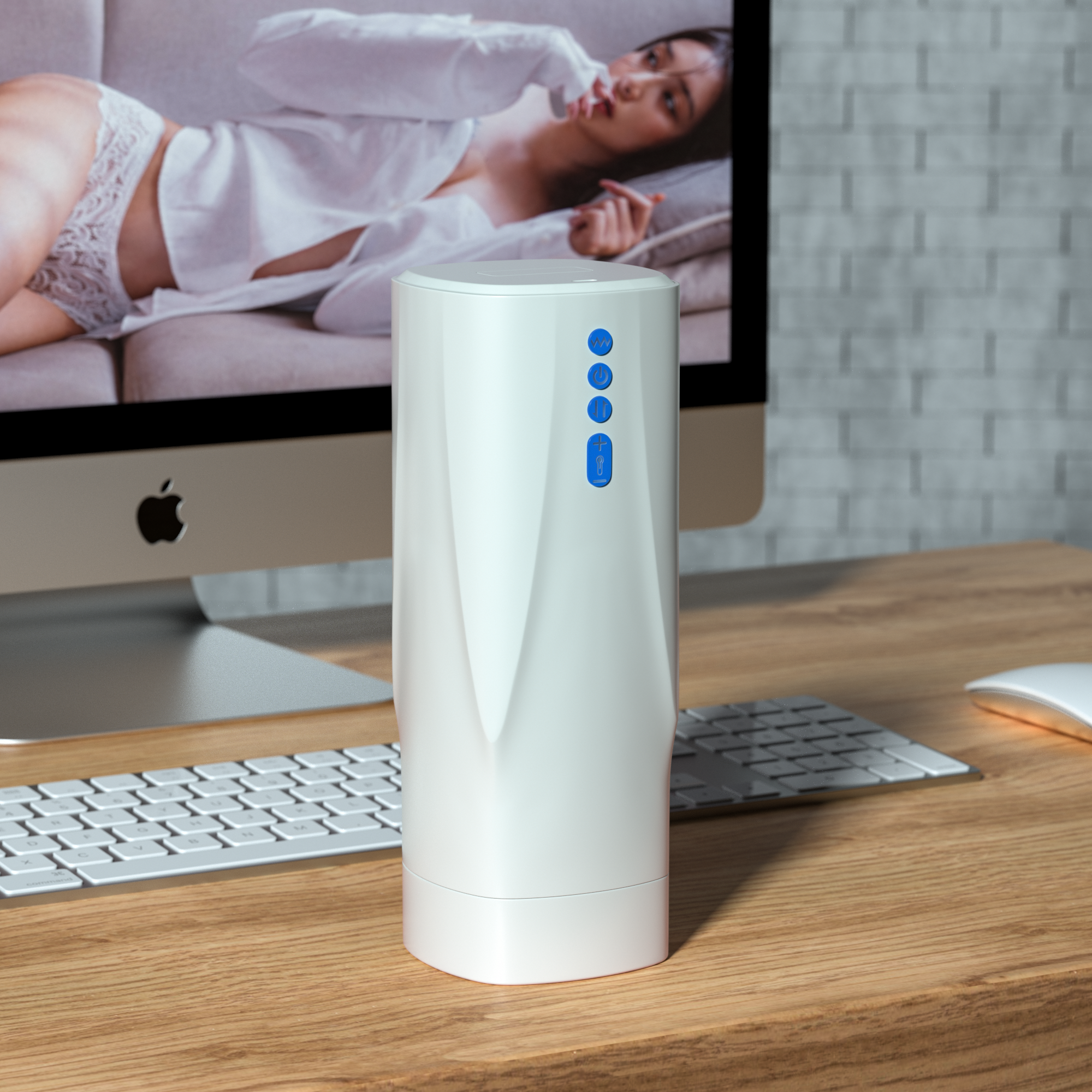 Shequ Carrie İleri Geri ve Isıtmalı Masturbator SQ-MA70077