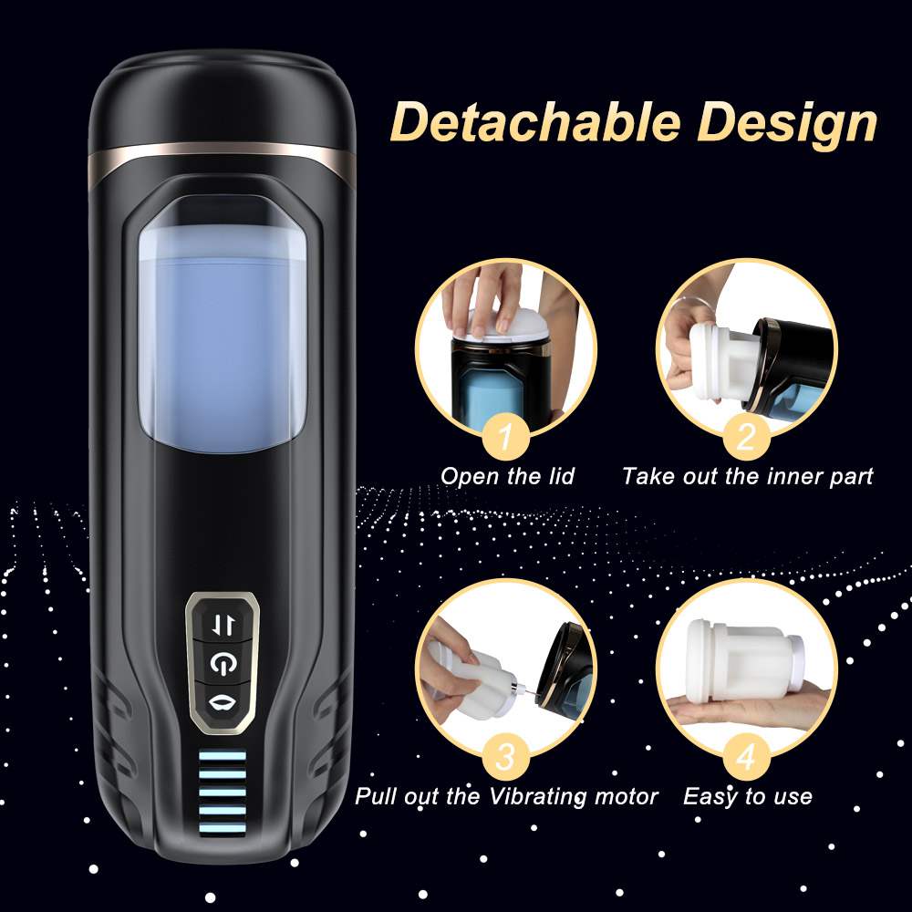 Shequ Cosima Telescopic Sucking Emiş Güçlü Hareketli Masturbator SQ-MA70079