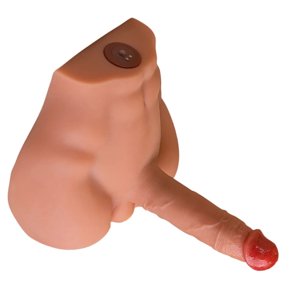 Shequ Peel Hareketli Realistik Erkek Yarım Vücut Masturbator SQ-MAR30022V