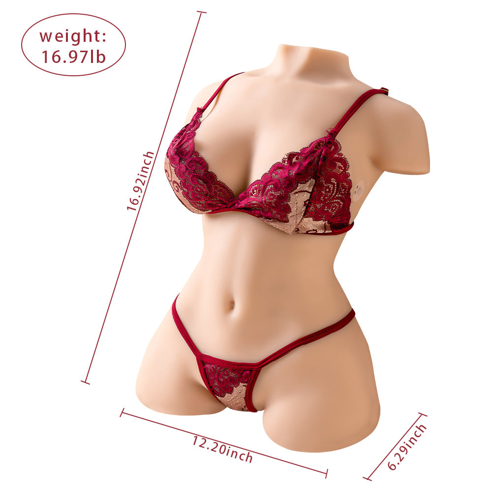 Shequ April Emiş Güçlü ve Titreşimli Realistik Vücut Masturbator SQ-MAS20027