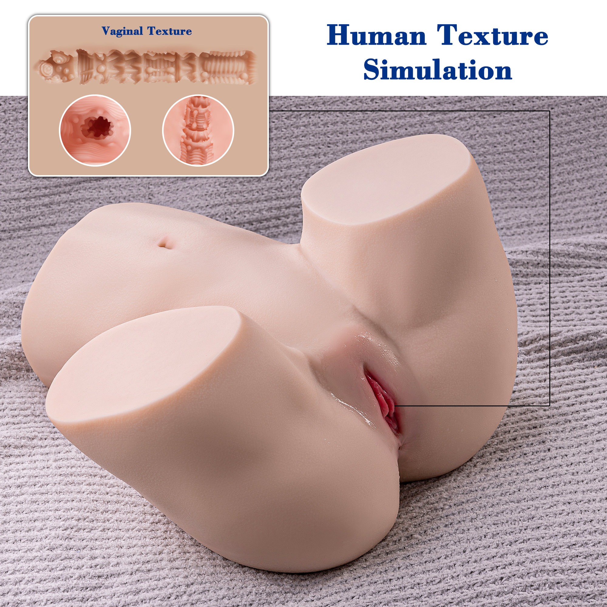 Shequ Gina Otomatik Şarjlı ve Hareketli Vajina Masturbator SQ-MAT50084