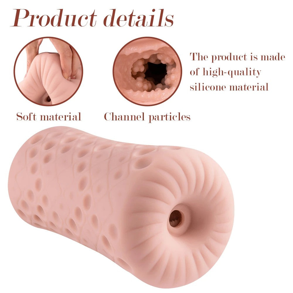 Shequ No.2 White Vagina İleri Geri Hareketli Vajina Masturbator SQ-MAT60137