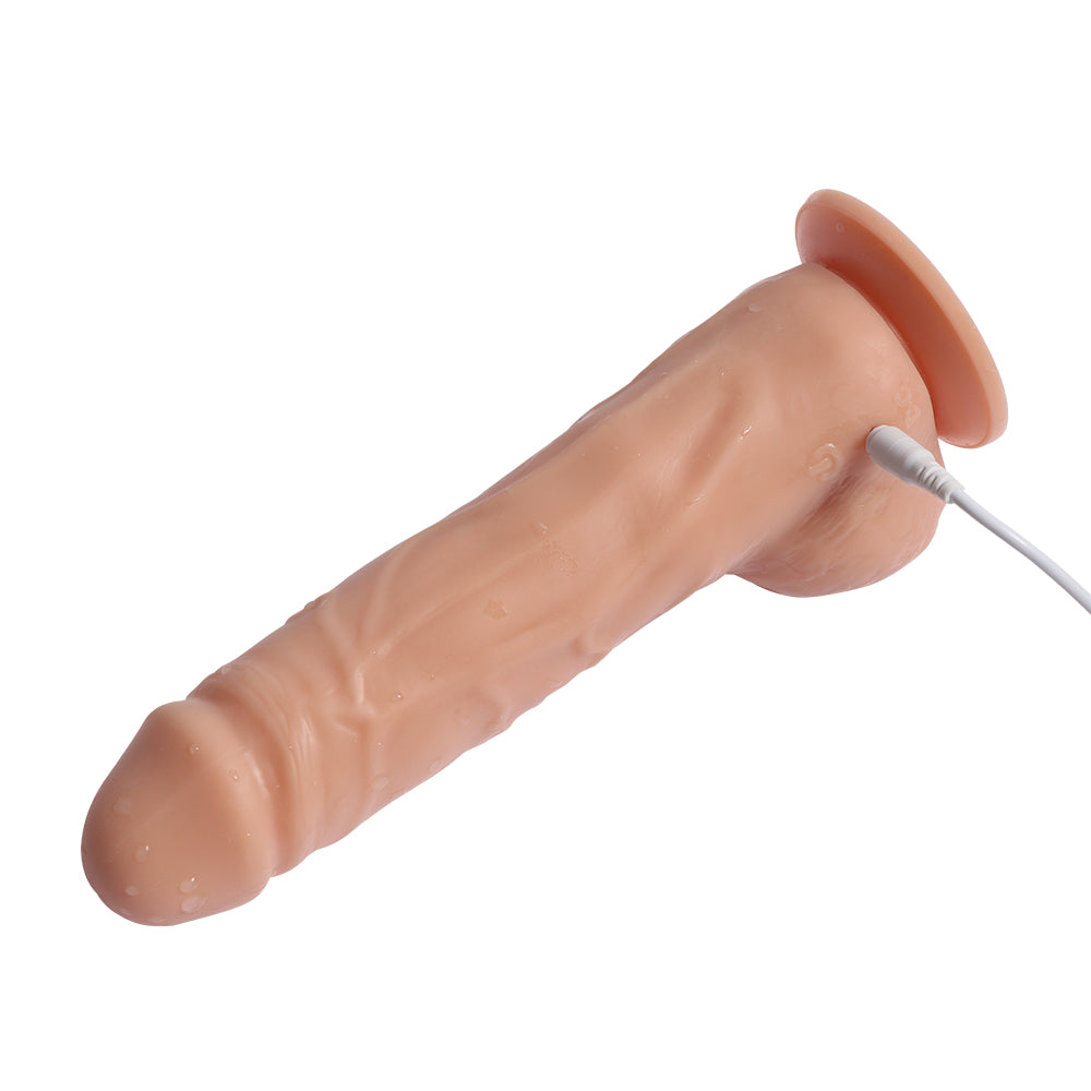Shequ Detective Rotating Dildo 7.5'' Dönebilen Hareketli 19 cm Realistik Penis SQ-T10004