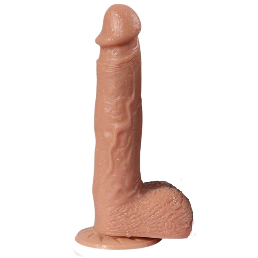 Shequ Hill Telescopic Dildo İleri Geri Hareketli Realistik Penis SQ-T10007