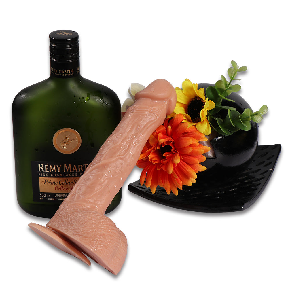 Shequ Hill Telescopic Dildo İleri Geri Hareketli Realistik Penis SQ-T10007