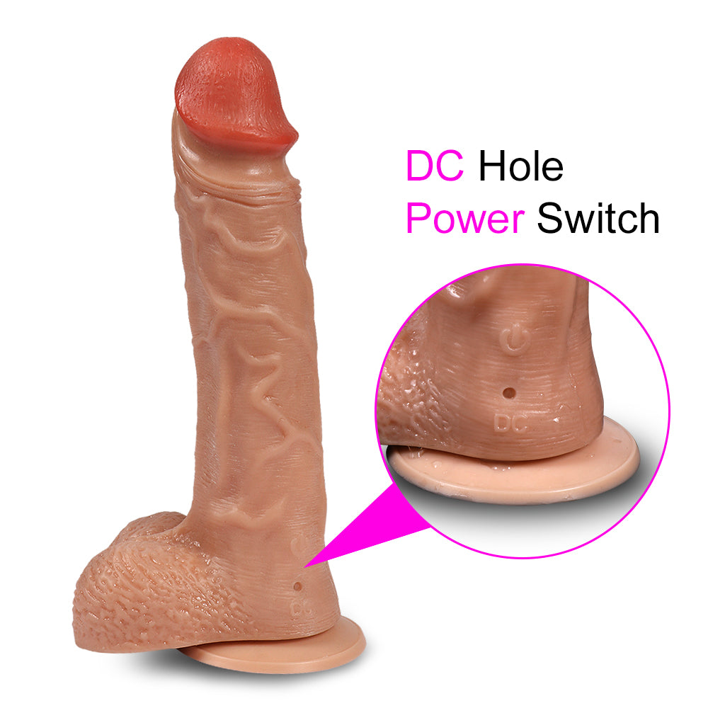 Shequ Bronte Rotating Dildo Titreşimli Dönebilen Realistik Penis SQ-T10008