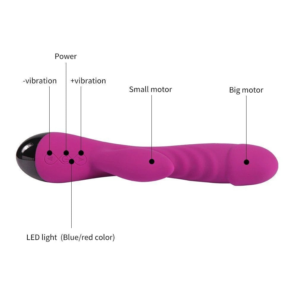 Shequ Huanyan 10 Hız Flexible G-Noktası Rabbit Vibratör SQ-V10022