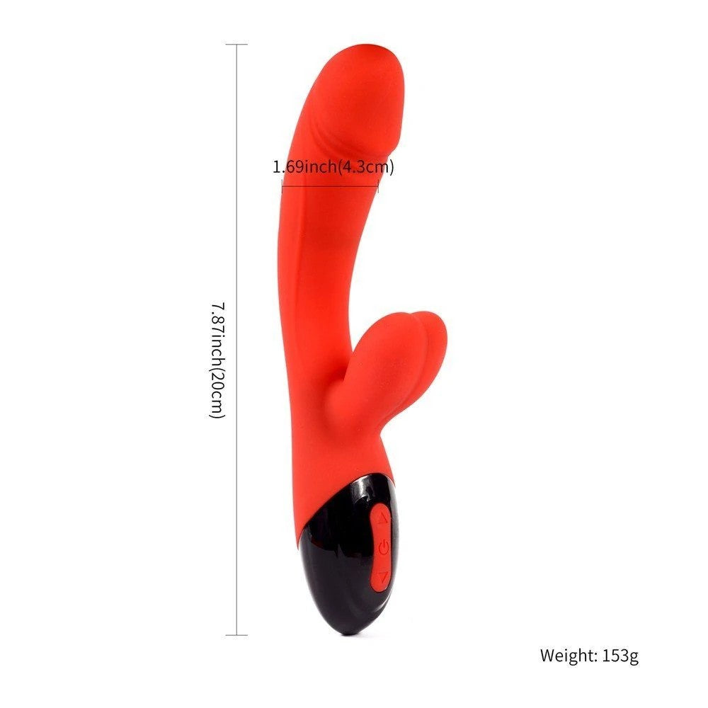 Shequ Huan Le 10 Hız Flexible G-Noktası Rabbit Vibratör SQ-V10025