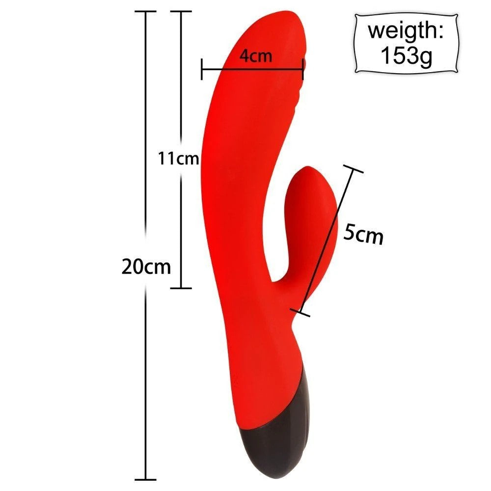 Shequ Huan Rui 10 Hız Flexible G-Noktası Rabbit Vibratör SQ-V10024