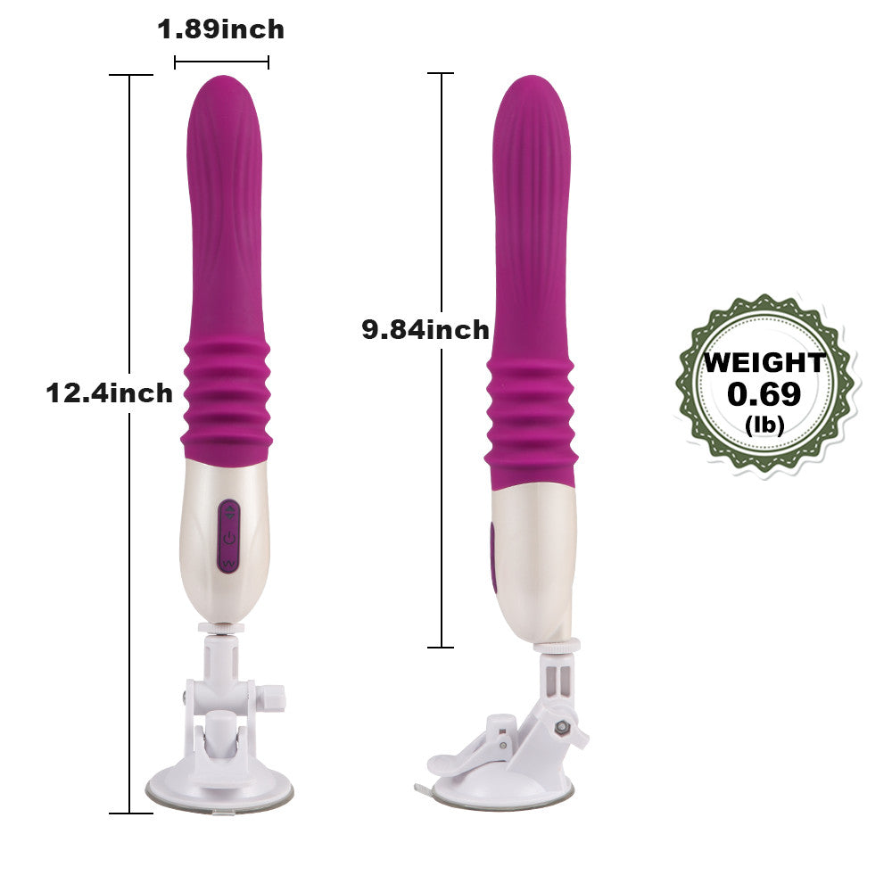 Shequ Mason 7 Mod Thrusting Vibe Sabitlenebilir İleri Geri Hareketli Vibratör SQ-V10058T