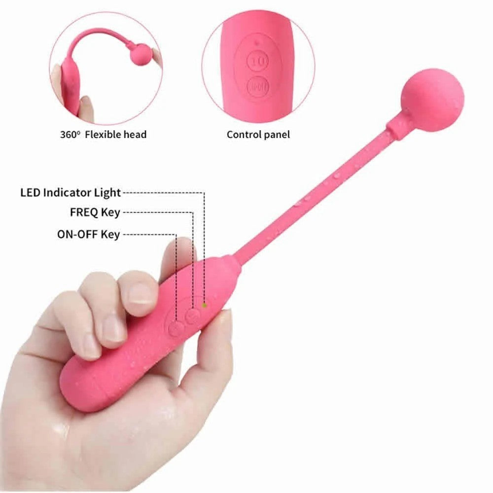Shequ Tease Wand Powered Clitoral Mini Vibrator SQ-V10065