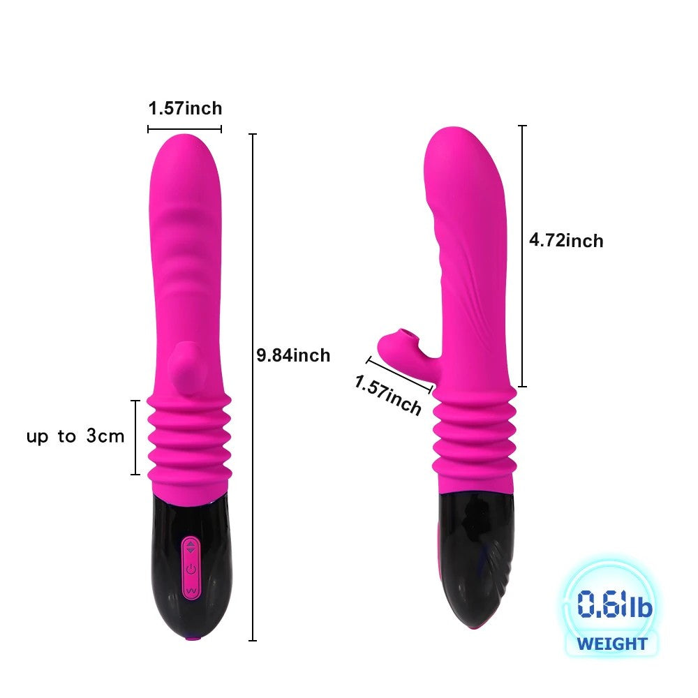 Shequ Carter 3 İleri Geri Hareketli 10 Modlu Vibratör SQ-V10078- H