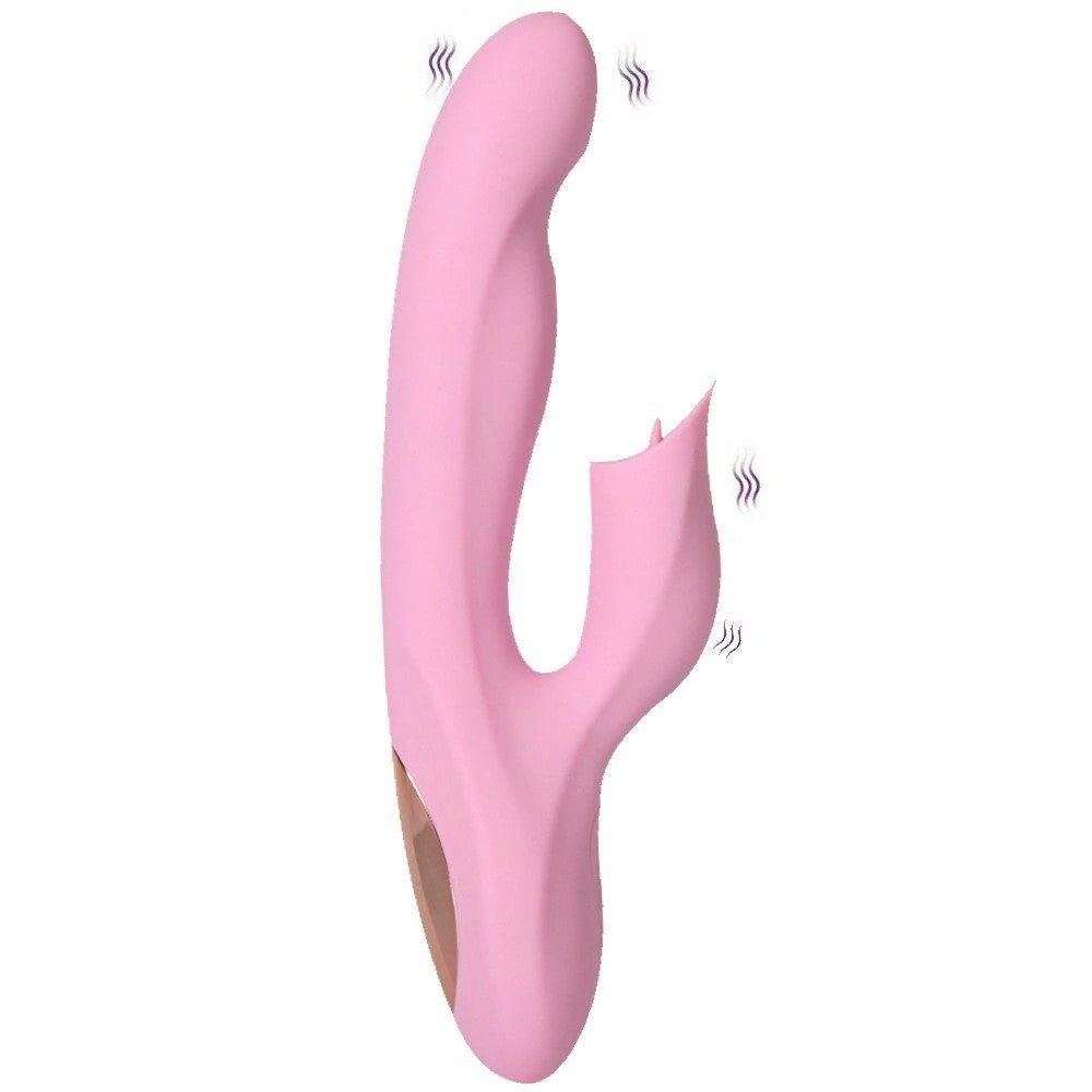Shequ Pearly Dil Hareketli G-Noktası Stimülasyon Vibratör SQ-V10104 Pink