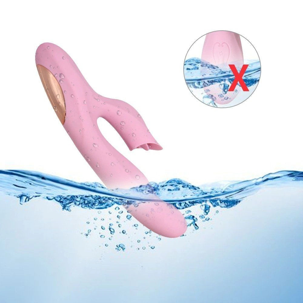 Shequ Pearly Dil Hareketli G-Noktası Stimülasyon Vibratör SQ-V10104 Pink