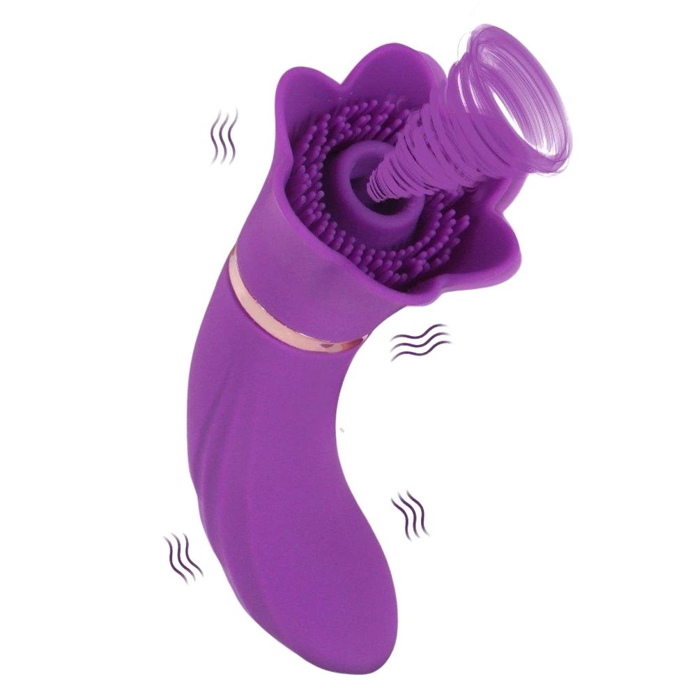 Shequ Asa 7 Farklı Titreşim Modlu 3 Hız Emiş Güçlü Şarjlı Vibratör SQ-V10117