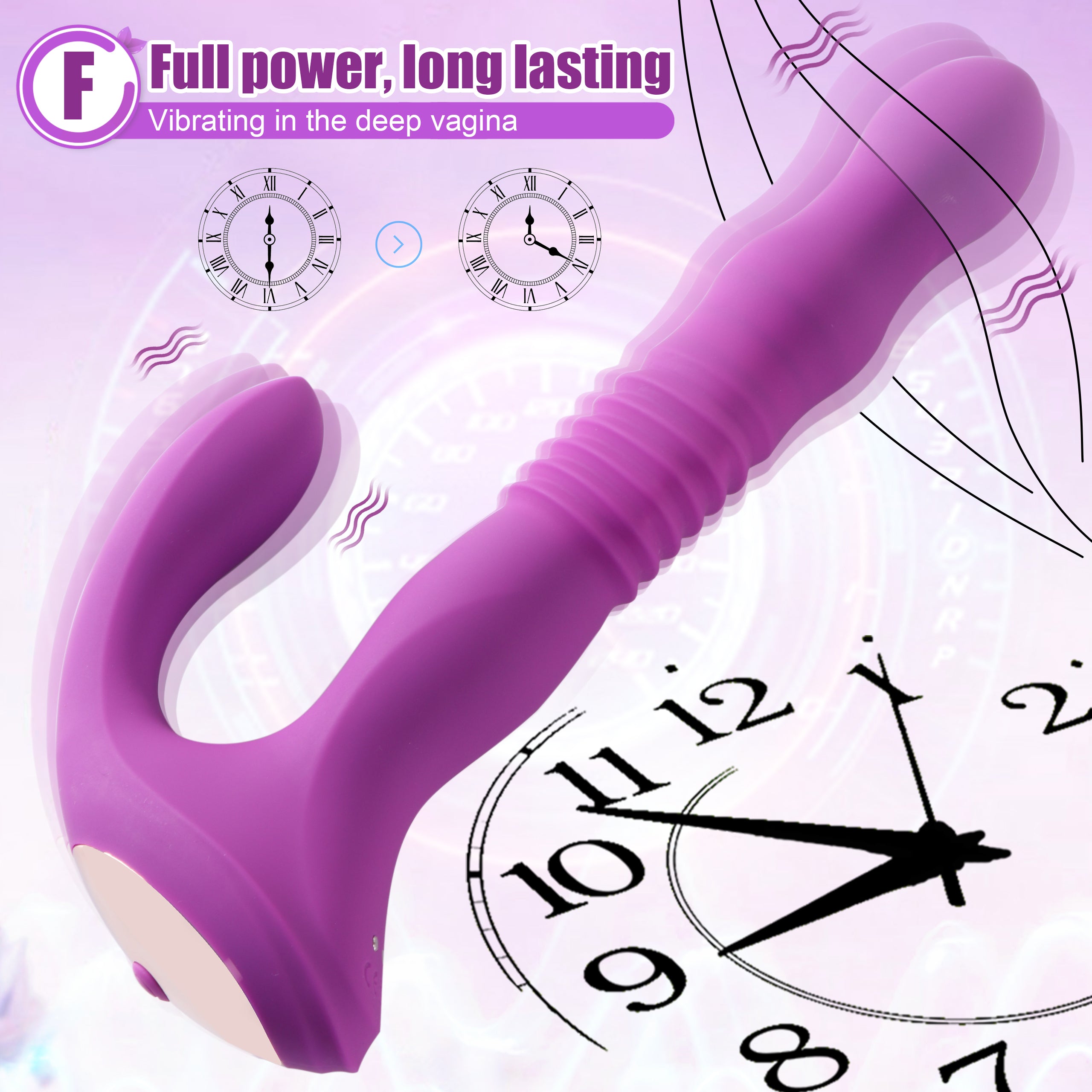 Shequ Ariel Telescopic İleri Geri Hareketli Vibratör SQ-V10126