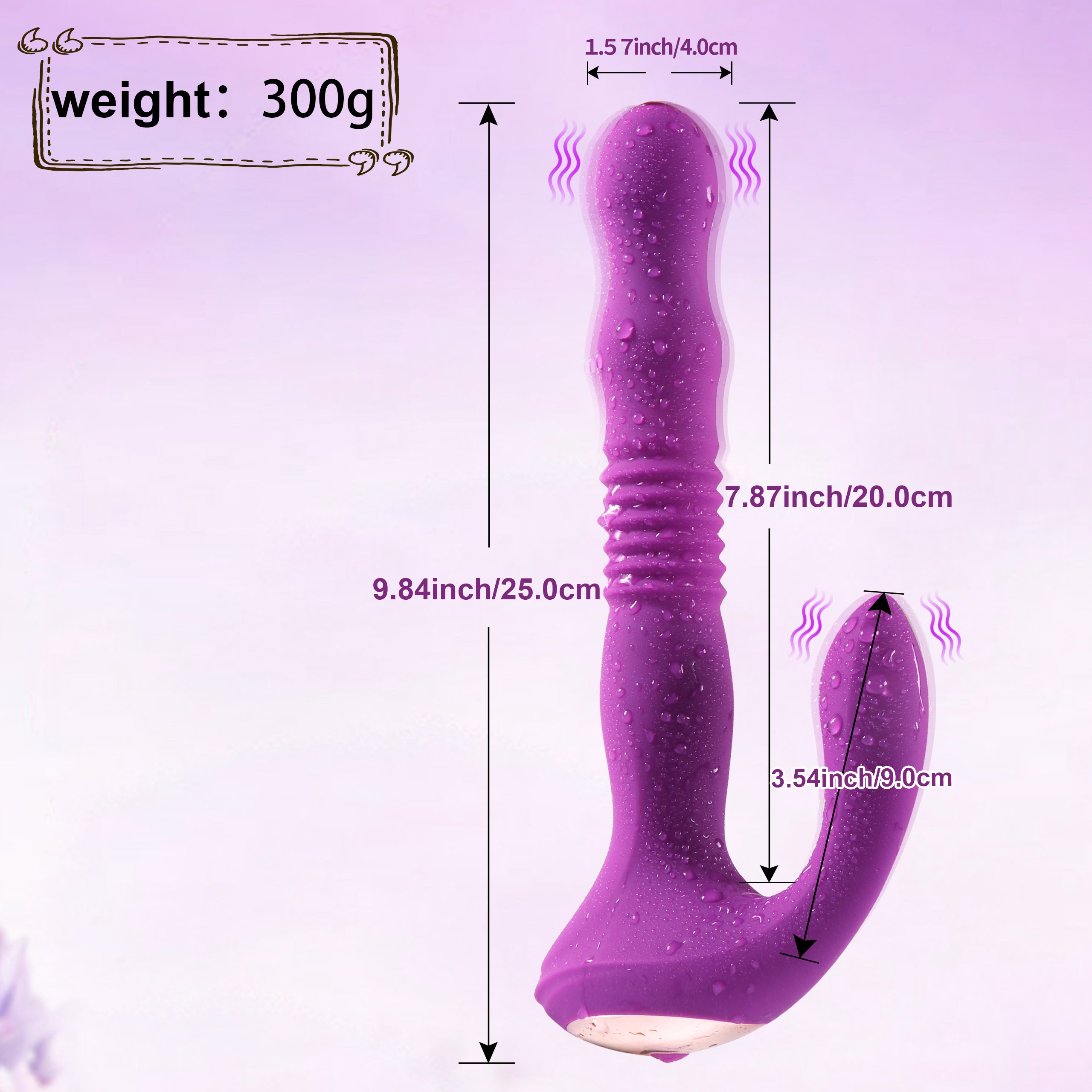 Shequ Ariel Telescopic İleri Geri Hareketli Vibratör SQ-V10126