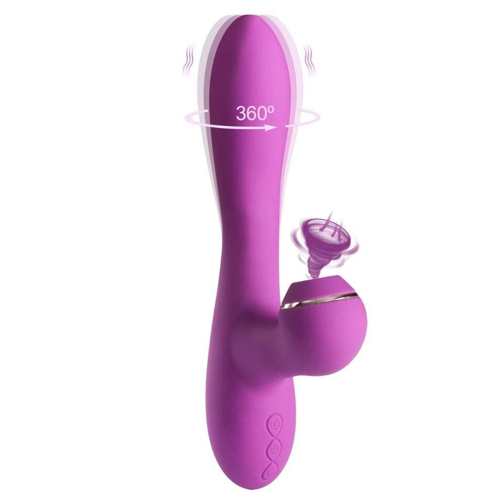 Shequ Sandy Emiş Güçlü ve Dönebilen Hareketli Rabbit Vibratör SQ-V10127