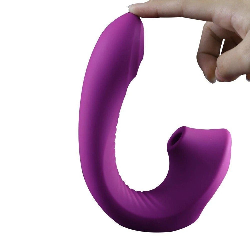 Shequ Meiya Darbe ve Emiş Güçlü 2 İn 1 G-Noktası Vibratör SQ-V10129