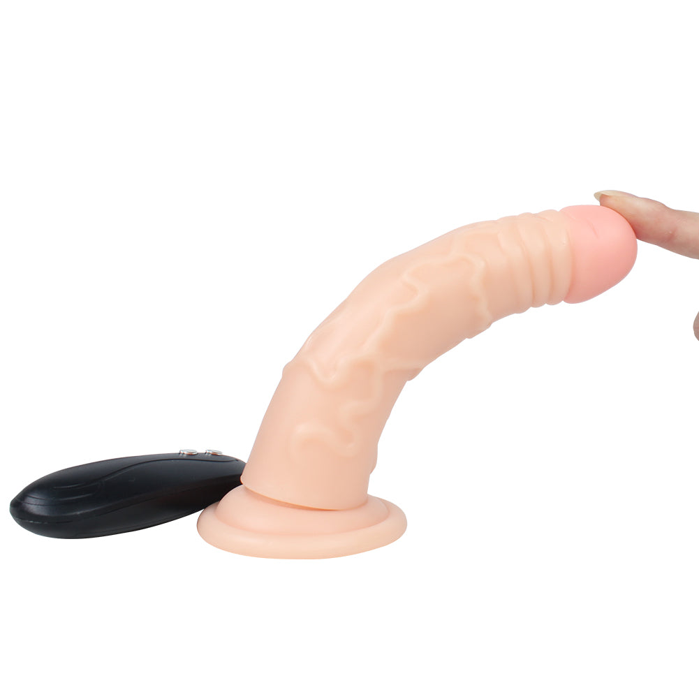 Shequ Glenn 20 Modlu Titreşimli 16.5 cm Realistik Penis S-WBC10002-V